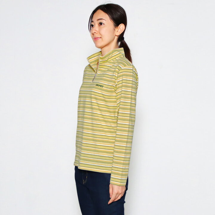 楽天市場】Tシャツ 長袖 VANSPORTS（バンスポーツ） ハーフZipボーダー 