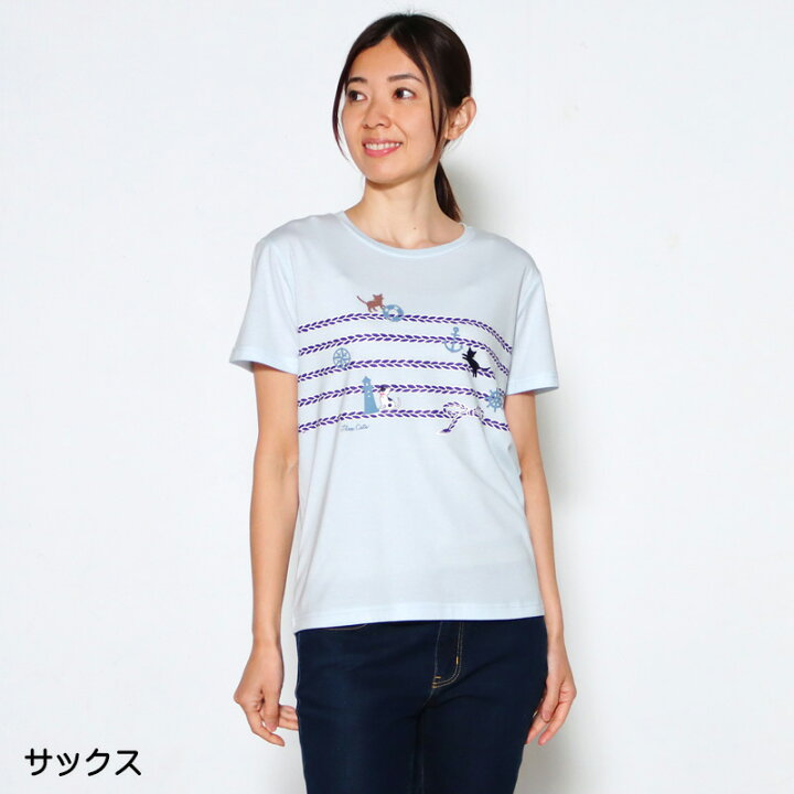 楽天市場】Tシャツ 半袖 Three Cats（スリーキャット） マリンボーダー  