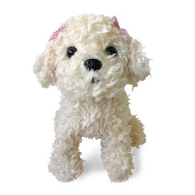 ぬいぐるみ Premium Puppy Toy Poodle White プレミアムパピー トイプードル 子犬 キュート DOG シロ