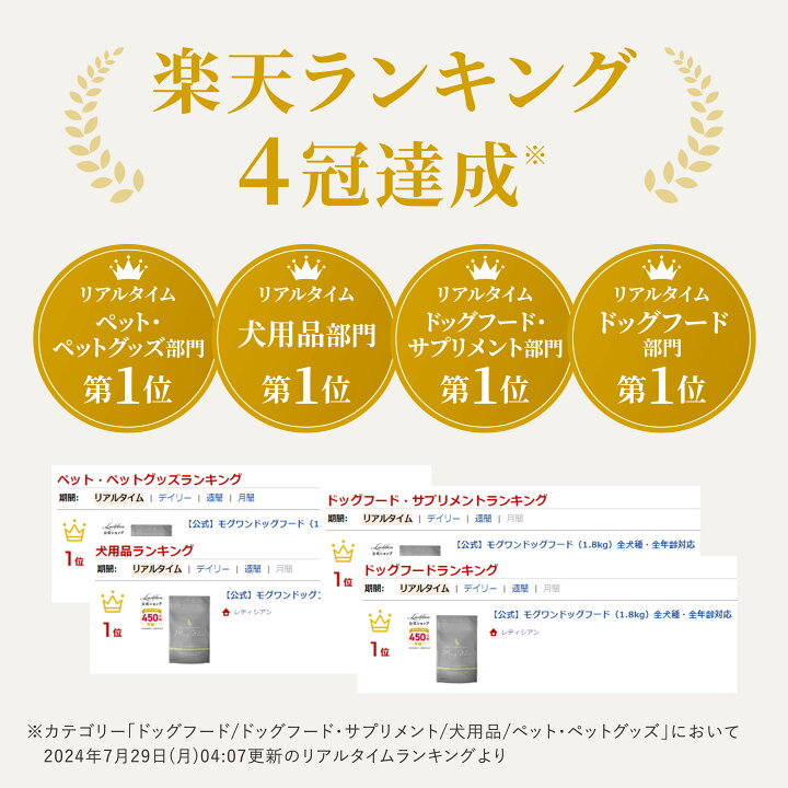 楽天市場】【公式】モグワン ドッグフード チキン＆サーモン（1.8kg 