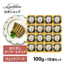 【公式】 カナガンドッグフード プチ ターキー＆ダック トレイ (100g) 16個 全犬種 1歳～ パテ ウェットフード 着色料・香料不使用 無添加 グレインフリー ペットフード カナガン CANAGAN かながん イヌ ご飯 犬の餌 犬餌 ペット 子犬 成犬 シニア犬 おすすめ 高品質