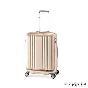 【ALI -アジアラゲージ-】【ALI-077-22FW】 デカかるEdge フロントオープンタイプ キャリーケース【5〜7泊】55+10 リットル スーツケース ダブルホイールキャスター 拡張機能 大容量 超軽量 旅 旅行