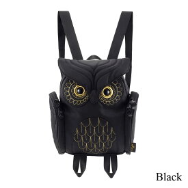【Hug.FACTORY(ハグファクトリー)】【OW-386】The Owls - ミミズク ■クラシック バックパック・レディース■MORN リュックサック 撥水加工ナイロン ■ スティーブ・チャン【MORN CREATIONS(モーン・クリエイションズ)】