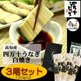 【産地直送・四万十うなぎ】 [四万十青のり入り!!] 白焼き3尾セット [送料無料] ウナギ 鰻 蒲焼き 蒲焼 国内産 夏の土用丑 土用の丑の日 冷凍食品 ひつまぶし ちらし寿司 うなぎ 国産 3尾 プレゼント ギフト タレ付き お中元 夏ギフト 高級ギフト お取り寄せ