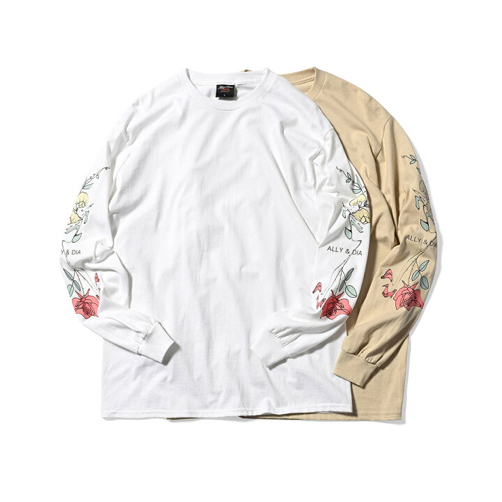 楽天市場】Ally＆Dia アリーアンドダイア 長袖Tシャツ Tシャツ ロンT 