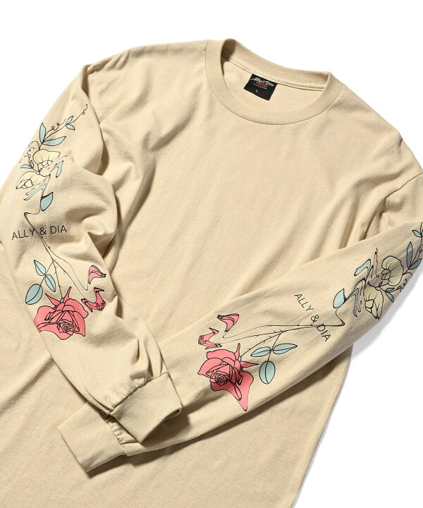 楽天市場】Ally＆Dia アリーアンドダイア 長袖Tシャツ Tシャツ ロンT 