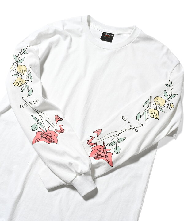 楽天市場】Ally＆Dia アリーアンドダイア 長袖Tシャツ Tシャツ ロンT 