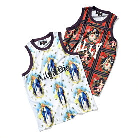 Ally＆Dia アリーアンドダイア メッシュタンクトップ ストリート ヒップホップ ラッパー ダンサー アメカジ カジュアル ブランド MARIA MESH TANK TOP AD25SU002