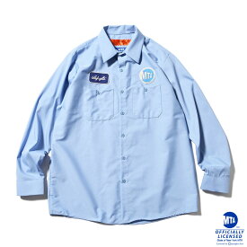 LFYT × MTA ラファイエット 長袖 ワークシャツ ワッペン Lafayette ニューヨーク NEW YORK ストリート ヒップホップ ラッパー ダンサー アメカジ ワーク カジュアル ブランド WORK SHIRTS LA240201