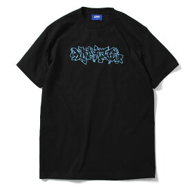 LFYT × STASH エルエフワイティー × スタッシュ ラファイエット Lafayette トップス 半袖 Tシャツ 男性 メンズ 秋冬 フロント ロゴ プリント グラフィック ストリート カジュアル ブランド BLACK ブラック 黒 OUTLINE PIECE TEE S-XXL LA210121