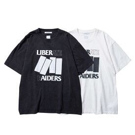 Liberaiders リベレイダース Tシャツ半袖 ストリート ヒップホップ ダンス ラッパー ダンサーファッション アメカ ジヴィンテージ カジュアル アウトドア キャンプ ブランド 716082501