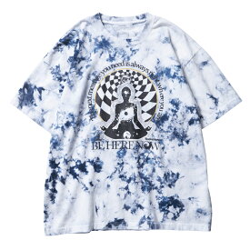 Liberaiders リベレイダース Tシャツ 半袖 ワンポイント ロゴ ストリート カジュアル アウトドア スポーツ ブランド BE HERE NOW TIE-DYE TEE 716132501