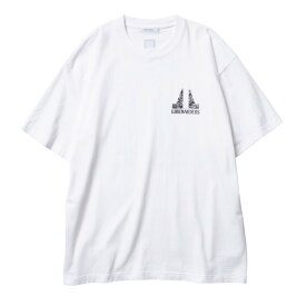 Liberaiders リベレイダーズ Tシャツ 半袖 ワンポイント ストリート ヒップホップ アメカジ ミリタリー ワーク カジュアル アウトドア キャンプ ブランド CANDI BENTAR TEE 716112501