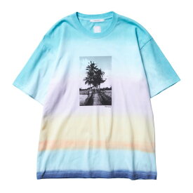 Liberaiders リベレイダーズ Tシャツ 半袖 ワンポイント ストリート ヒップホップ アメカジ ミリタリー ワーク カジュアル アウトドア キャンプ ブランド GRADIENT DYED TEE 716172501