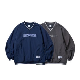 Liberaiders リベレイダース Vネックプルオーバー メンズ ストリート ヒップホップ ラッパー アメカジ カジュアル ダンス ワーク ブランド LR NYLON PULLOVER 710112501