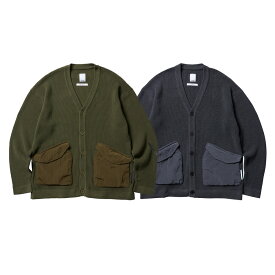 リベレイダース LIBERAIDERS カーディガン ストリート ヒップホップ ラッパー ダンサー アメカジ カジュアル ブランド MILITARY KNIT CARDIGAN 784022403