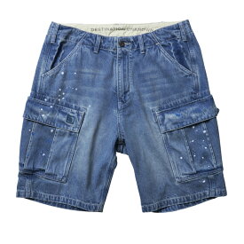 Liberaiders リベレイダース Tシャツ 半袖 ワンポイント ロゴ ストリート カジュアル アウトドア スポーツ ブランド DENIM 6POCKET SHORTS 718032501