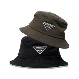 パンクドランカーズ PUNK DRUNKERS バケットハット ストリート ヒップホップ ラッパー ダンサー カジュアル ブランド 逆三角ロゴHAT PDS-24097