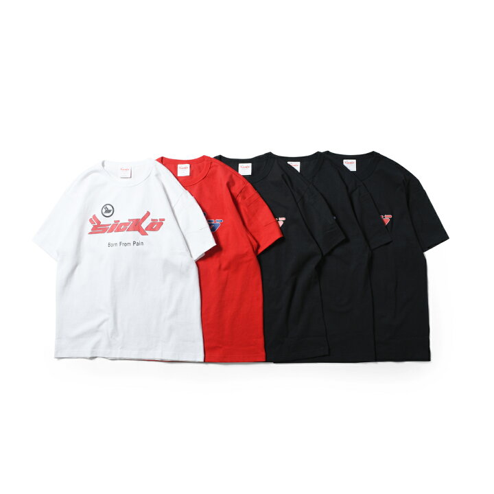 楽天市場】シッコ SICKO - Born From Pain 半袖Tシャツ カレッジロゴ 