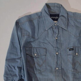 【Sサイズ寸】ラングラー WRANGLER WESTERN DENIM SHIRT デニムシャツ INDIGO インディゴ 【中古】 メンズ ブランド 古着 US 買い付け