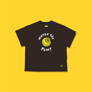 �E�H�[�^�[ �U �v�����g WATER THE PLANT SMILEY CHEERS T-SHIRT ���� T�V���c WTP006 BROWN �u���E��