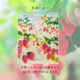 【まとめ買い】チャーリー 空想バスルーム 【いちご畑でつかまえて】20袋セット リラックス 癒しグッズ 入浴剤 入浴料 お風呂 おしゃれ 可愛い バスソルト バスソルト&ハーブ バスバッグ