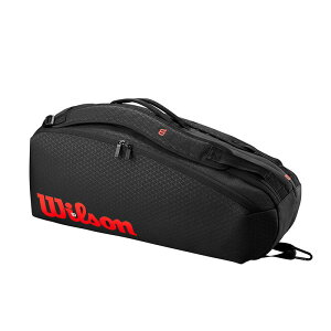 y2025NfzWilsoniEC\jejXobO NbV V3 6PK PbgobO ubN/CtbhiCLASH V3 6PK RACQUET BAG BLACK/InfraredjWR8038101001
