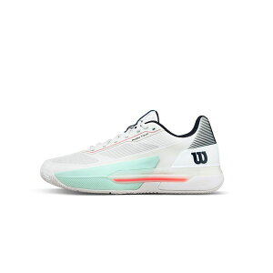 �y2026�N���f���z�E�C���\��(Wilson) �e�j�X�V���[�Y ���b�V�� �c�A�[5�iRUSH TOUR 5 White/Bay/Fiery Coral�j�I�[���R�[�g���f�� WRS338250+
