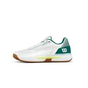 �y2026�N���f���z�E�C���\��(Wilson) �e�j�X�V���[�Y ���b�V�� �c�A�[5�iRUSH TOUR 5 White/Evergreen/Gum�j�I�[���R�[�g���f�� WRS338230+