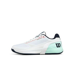 �y2026�N���f���z�E�C���\��(Wilson) �e�j�X�V���[�Y ���b�V�� �v��5�iRUSH PRO 5 White/Bay/Fiery Coral�j�I�[���R�[�g���f�� WRS338500+