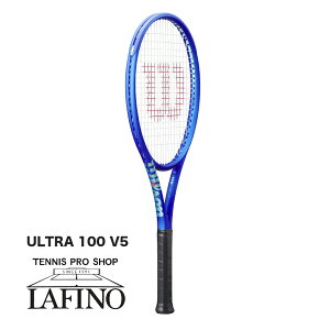 【2025年モデル☆ポイント10倍】ウイルソン(Wilson) 硬式テニスラケット ウルトラ100 V5(ULTRA 100 V5)WR178811U+