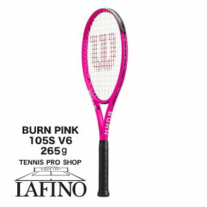 �y2026�N���f���z�E�C���\��(Wilson) �e�j�X���P�b�g �o�[�� �s���N 105S V6 (BURN PINK 105S V6 )WR199811U2