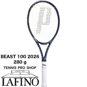 �y�|�C���g10�{�z�v�����X(prince) �e�j�X���P�b�g �r�[�X�g 100 (BEAST 100) 280g 7TJ274�y2026�N���f���z