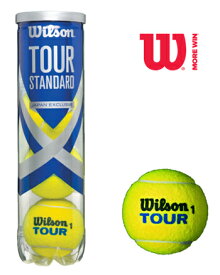 Wilson(ウイルソン) 硬式テニスボール TOUR STANDARD(ツアー・スタンダード)　4球缶　WRT103800