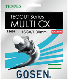 ゴーセン（GOSEN）ストリング TECGUT MULTI CX 16/17 20張りパック（TS660NA20P/TS661NA20P）