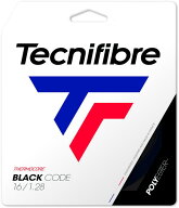 テクニファイバー Tecnifibre BLACK CODE 1.28 12m テニス 硬式ガット 04GBL128XB
