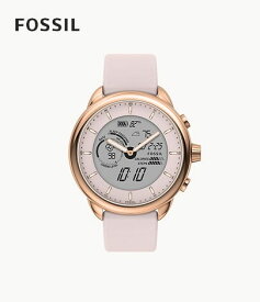 フォッシル FOSSIL 腕時計 ブラッシュシリコン Gen 6 Wellness Edition ハイブリッドスマートウォッチ FTW7083 レディース 正規品