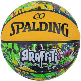 SPALDING スポルディング グラフィティ グリーン×イエロー 7号球 バスケット ボール 84374Z
