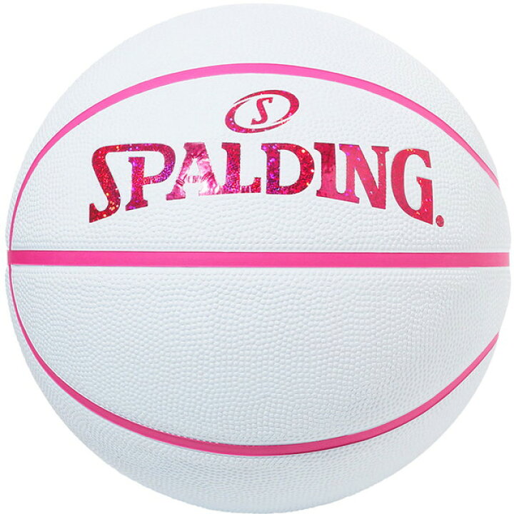 楽天市場 Spalding スポルディング ホログラム ホワイト ピンク 5号球 バスケット ボール j Lafitte ラフィート スポーツ