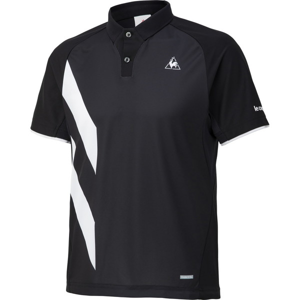 商い ルコック le 10％OFF coq sportif テニス QTMRJA40-BLK 半袖ポロシャツ メンズ