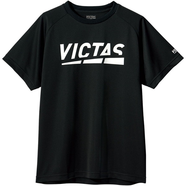 VICTAS ヴィクタス 半袖 大決算セール プレイ ロゴ ティー LOGO TEE 新品未使用正規品 Tシャツ 632101-1000 PLAY 卓球