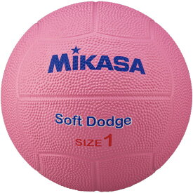 ミカサ MIKASA ソフトドッジ1号 ゴム ピンク STD-1SR-P ハントドッチ ボール STD1SRP