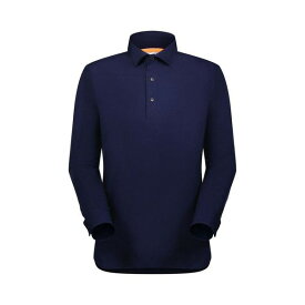 マムート MAMMUT Active Polo Longsleeve Shirt AF Men 1015-01250-5118 （サイズはユーロ表記）長袖ポロシャツ メンズ