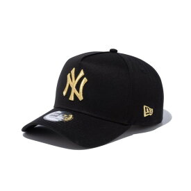 ニューエラ NEW ERA 9FORTY A-Frame ニューヨーク・ヤンキース ブラック × ゴールド 13552093 キャップ 帽子