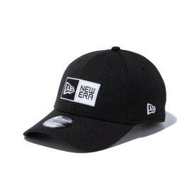 ニューエラ NEW ERA 39THIRTY ボックスロゴ ブラック × ホワイト 13552147 キャップ 帽子