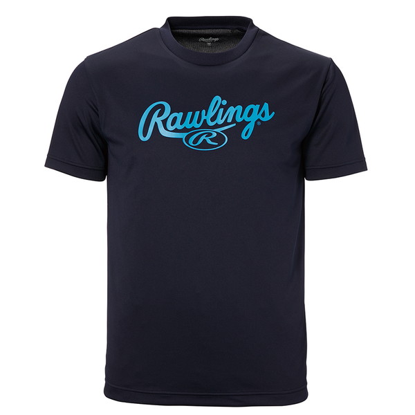 Rawlings（ローリングス） スクリプトロゴ Tシャツ AST13S07-N-LBL 半袖