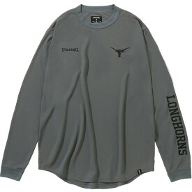 SPALDING スポルディング ロングスリーブTシャツ テキサス ロングホーンズ バスケットボール 長袖Tシャツ SMT23131TX-2600