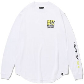 SPALDING スポルディング ロングスリーブTシャツ アイウォント マイ MTV バスケットボール 長袖Tシャツ SMT23151M-2000