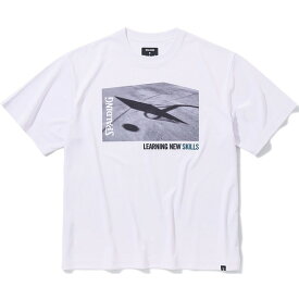 SPALDING スポルディング Tシャツ フォト ラーニング ニュー スキルズ バスケットボール 半袖Tシャツ SMT24015-2000