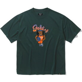 SPALDING スポルディング Tシャツ ビーグル グラフィティ バスケットボール 半袖Tシャツ SMT24018-2700